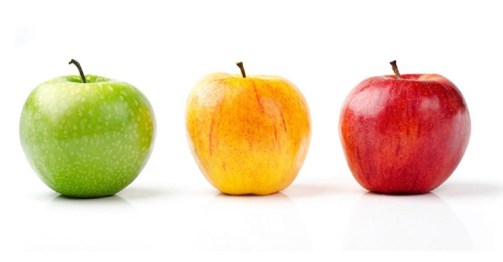 کدام سیب برای سلامتی بهتر است، قرمز، زرد یا سبز؟